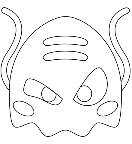 Alien Monster Coloring Page